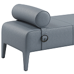 Кушетка Cuba из натуральной кожи с валиком  варинант исполнения - 3 | Loft Concept в Брянске