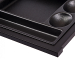 Письменный стол с 2-мя чёрными выдвижными ящиками и нишей с цветными разделителями Ballan варинант исполнения - 5 | Loft Concept в Брянске