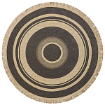 Ковер из комбинированного состава с узором Circles of goodness варинант исполнения - 1 | Loft Concept в Брянске