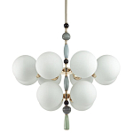 Люстра со вставками из керамики SkyEast 12 ламп варинант исполнения - 1 | Loft Concept в Брянске