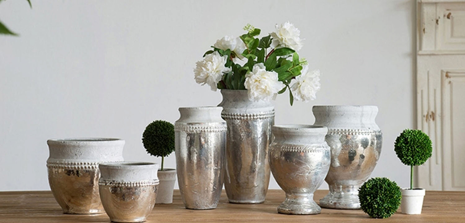 Ваза Vase Argenta silver 27 Ваза Vase Argenta silver 27 - Loft-Concept в Брянске