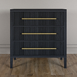 Комод Primo с 3 выдвижными ящиками Черный дуб варинант исполнения - 1 | Loft Concept в Брянске