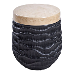 Приставной столик с фактурой под натуральное дерево Immortality варинант исполнения - 1 | Loft Concept в Брянске