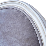 Стул с подлокотниками и круглой спинкой Velor French Seating Chair варинант исполнения - 3 | Loft Concept в Брянске