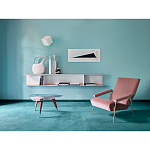 Дизайнерская подвесная полка Gio Ponti D.355.1 - D.355.2 Hanging Bookcase варинант исполнения - 3 | Loft Concept в Брянске