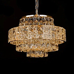 Люстра хрустальная в неоклассическом стиле на золотистом каркасе Majesty варинант исполнения - 3 | Loft Concept в Брянске