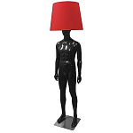 Лампа MALE MANNEQUIN LAMP с абажуром открытый позинг варинант исполнения - 1 | Loft Concept в Брянске