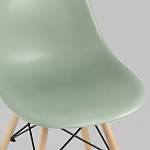 Пластиковый стул на ножках из массива бука Eames Mint варинант исполнения - 7 | Loft Concept в Брянске