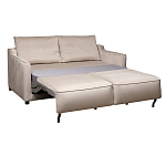 Диван двухместный раскладной светло-серый с кантом Pride варинант исполнения - 2 | Loft Concept в Брянске