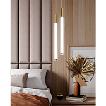 Подвесной светильник Cateline Brass Tube Hanging Lamp варинант исполнения - 2 | Loft Concept в Брянске