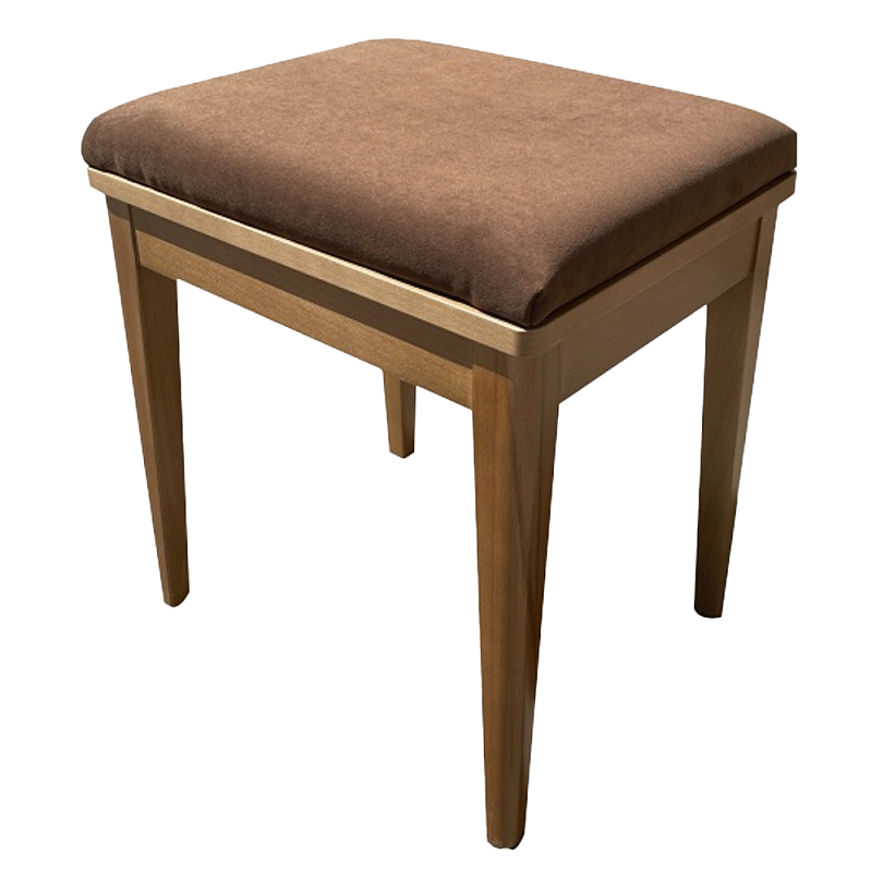 Пуф из массива бука обивка велюр Tasteful Furniture Коричневый в Брянске | Loft Concept 