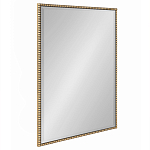 Зеркало прямоугольное в фактурной золотой раме Reflective Fabric варинант исполнения - 1 | Loft Concept в Брянске