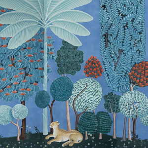 Мебельная ткань Oasis Blue Велюр 