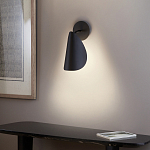 Бра с поворотным плафоном Aracea Black Wall Lamp варинант исполнения - 9 | Loft Concept в Брянске