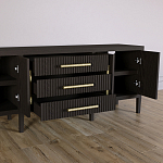 Большая VT-тумба Primo шпон темный орех варинант исполнения - 5 | Loft Concept в Брянске