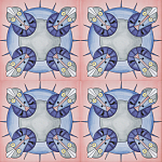 Плитка дизайнерская с узором Экипаж варинант исполнения - 1 | Loft Concept в Брянске