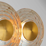 Бра из трех стеклянных фактурных дисков Eyepiece варинант исполнения - 4 | Loft Concept в Брянске