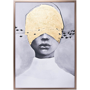 Холст с росписью поталь The riddle in the guise