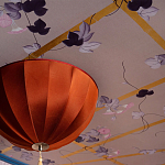 Обои ручная роспись Morning Glory Original colourway on shot slub silk варинант исполнения - 2 | Loft Concept в Брянске