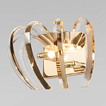 Бра золотого цвета с изогнутыми хрустальными элементами Radiant Ribbons варинант исполнения - 2 | Loft Concept в Брянске