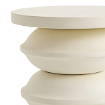 Фигурный приставной столик кремового цвета  AMORPHOUS варинант исполнения - 2 | Loft Concept в Брянске