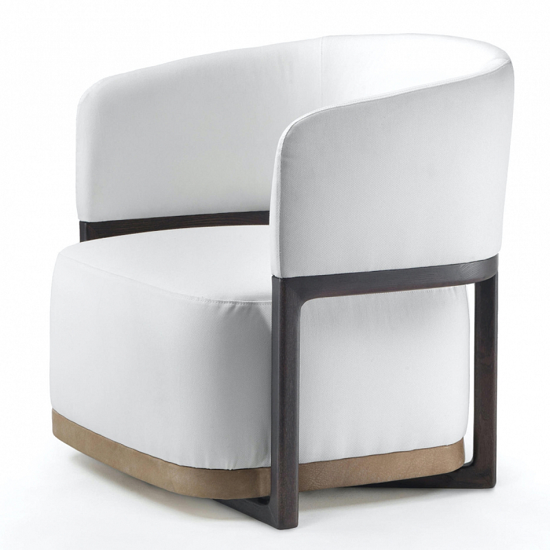 Кресло FRIDA Armchairs from Flexform Mood Белый Коричневый Бежево-серый Кресло FRIDA Armchairs from Flexform Mood Белый Коричневый Бежево-серый в Брянске | Loft Concept