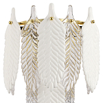 Бра с декором из рельефного стекла в виде перьев Abelia Feather Wall Lamp варинант исполнения - 3 | Loft Concept в Брянске