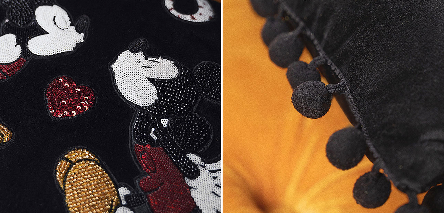 Декоративная подушка с Аппликацией и пайетками Gucci Mickey and Minnie Mouse Декоративная подушка с Аппликацией и пайетками Gucci Mickey and Minnie Mouse - Loft-Concept в Брянске