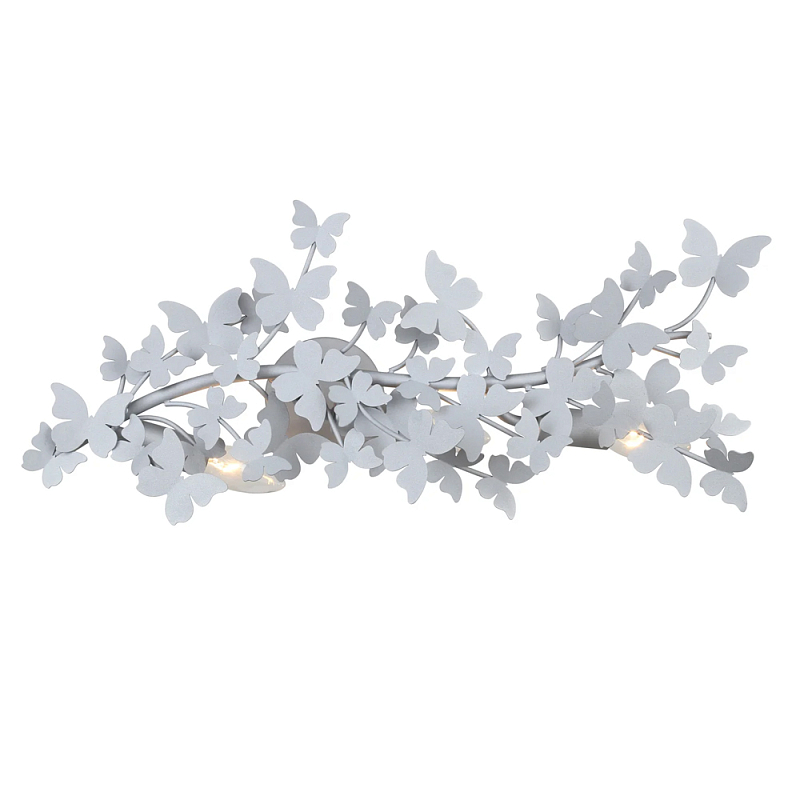 Бра оформленный в виде стаи бабочек Eternal Butterflies Серебряный Золотой в Брянске | Loft Concept 