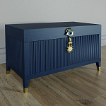 Большой дизайнерский Сундук Elsa Dreams Blue варинант исполнения - 4 | Loft Concept в Брянске