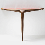 Дизайнерская консоль деревянная на одной ножке Poltronova Gallino Connsole Table варинант исполнения - 2 | Loft Concept в Брянске