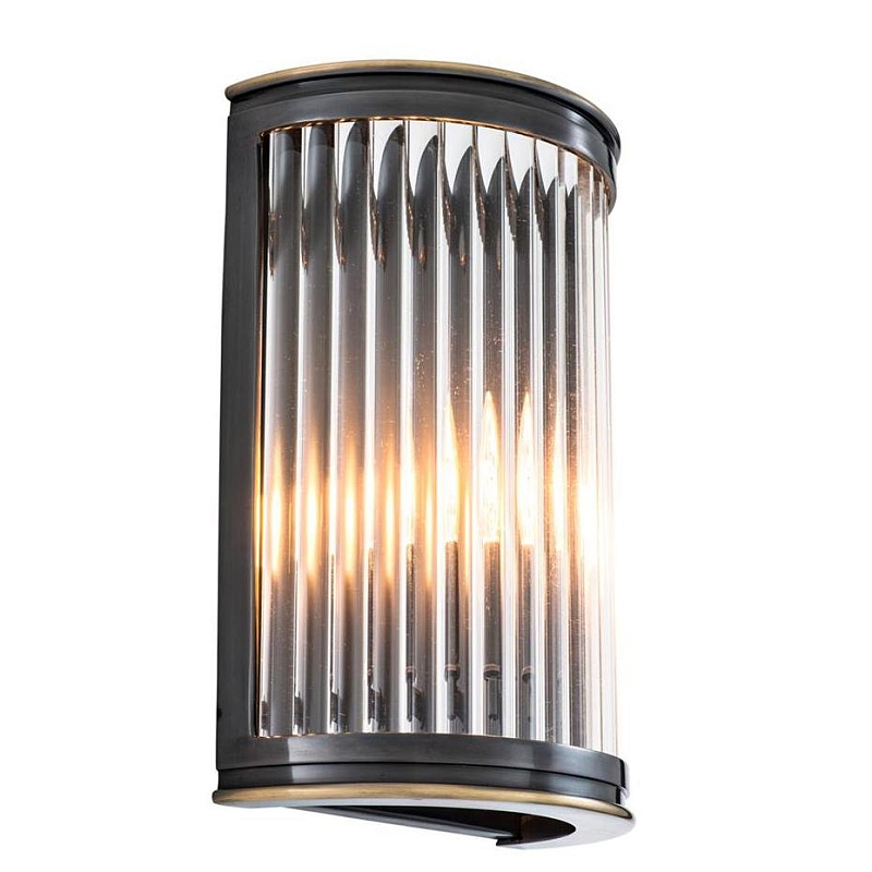 Бра Wall Lamp Alice Темная бронза Прозрачное Стекло в Брянске | Loft Concept 