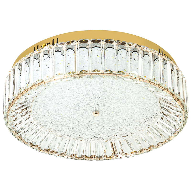 Потолочный светильник Stephane Glass Gold Ceiling Lamp 50 Золотой Прозрачное Стекло Потолочный светильник Stephane Glass Gold Ceiling Lamp 50 Золотой Прозрачное Стекло в Брянске | Loft Concept