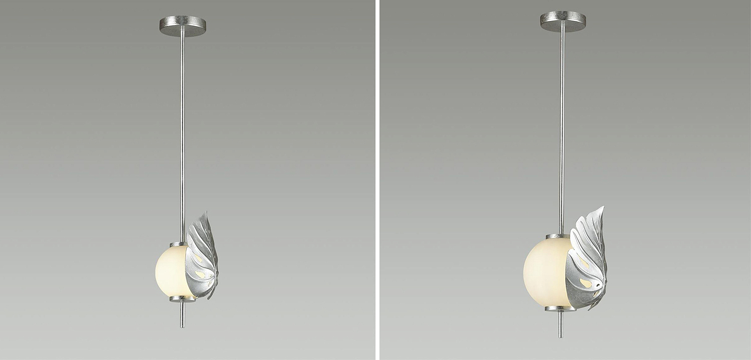 Подвесной светильник Silver Monstera Leaf Подвесной светильник Silver Monstera Leaf - Loft-Concept в Брянске