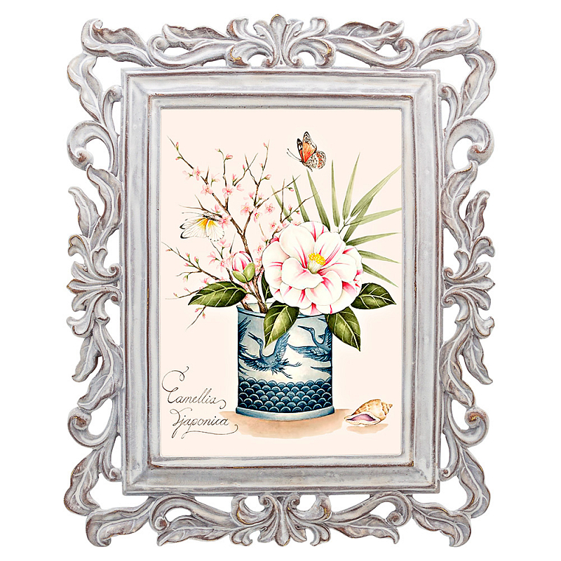 Постер Sakura Branch Poster Мульти Белый винтажная патина Постер Sakura Branch Poster Мульти Белый винтажная патина в Брянске | Loft Concept