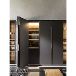 Кухонный гарнитур из дерева и камня с раздвижными дверцами OPERATING COLUMN 2.0 Dada Engenereed Kitchen варинант исполнения - 7 | Loft Concept в Брянске