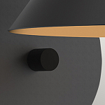 Бра с широким конусным плафоном с золотистой внутренней стороной Alora Mood варинант исполнения - 4 | Loft Concept в Брянске