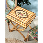 Приставной столик с ящиком в стиле ретро Vintage Rustic Tablecloth варинант исполнения - 7 | Loft Concept в Брянске