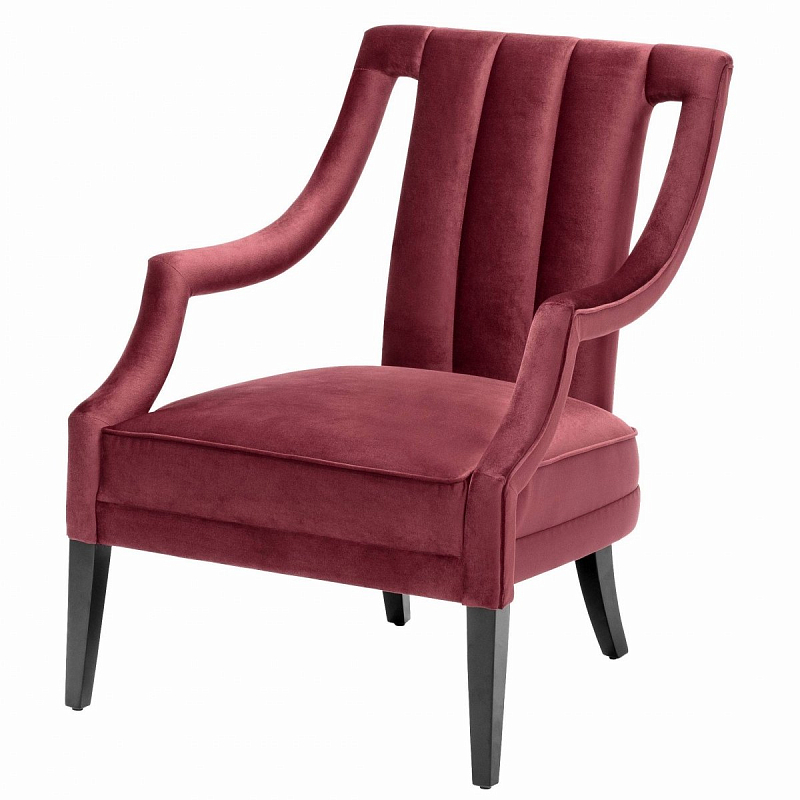 Кресло Eichholtz Chair Ermitage Bordeaux Бургундский красный Кресло Eichholtz Chair Ermitage Bordeaux Бургундский красный в Брянске | Loft Concept