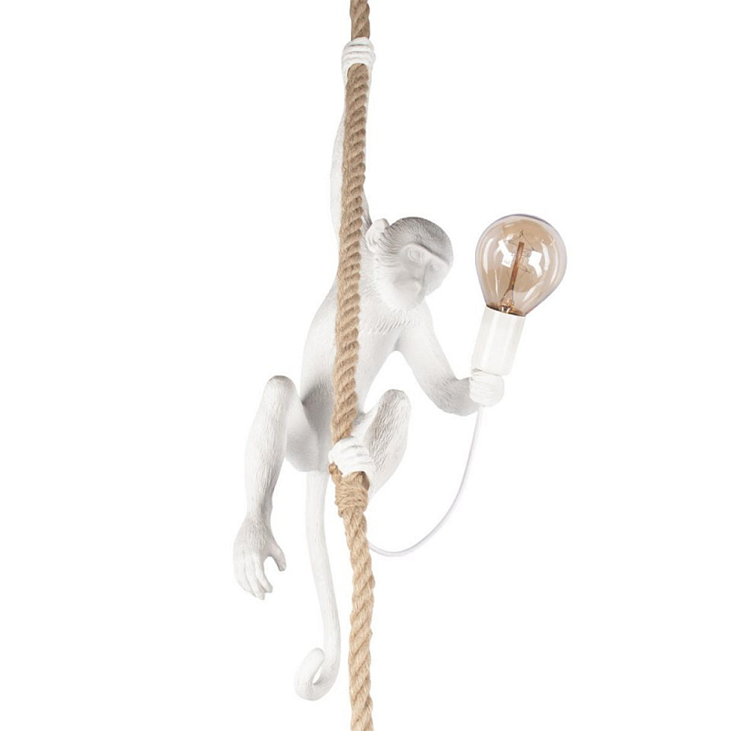 Подвесной светильник Monkey on a rope Белый Подвесной светильник Monkey on a rope Белый в Брянске | Loft Concept