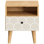 Прикроватная тумба с изображением на ящике Elise Nightstand варинант исполнения - 6 | Loft Concept в Брянске