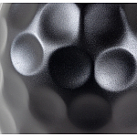 Столик журнальный с круглой деревянной столешницей на черном фактурном основании Bourgeon варинант исполнения - 6 | Loft Concept в Брянске