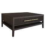 Кофейный стол Primo с двумя ящиками Темный орех варинант исполнения - 8 | Loft Concept в Брянске