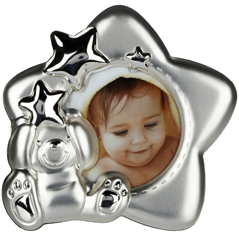 Фоторамка детская Childhood Corner Star Серебристый Фоторамка детская Childhood Corner Star Серебристый в Брянске | Loft Concept