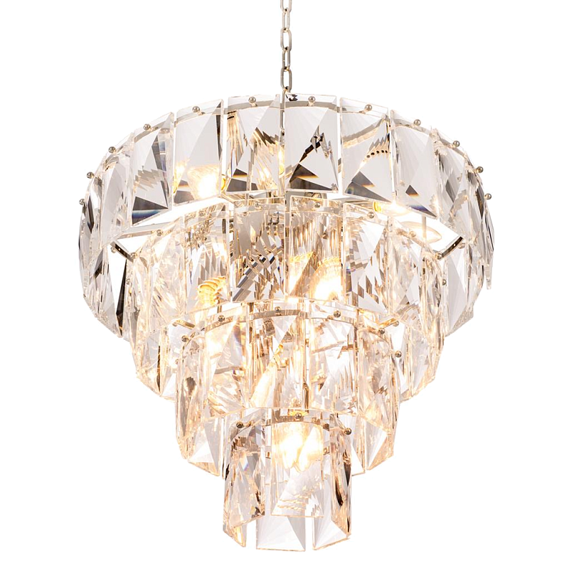 Люстра Chandelier Amazone S Никель Прозрачный Люстра Chandelier Amazone S Никель Прозрачный в Брянске | Loft Concept