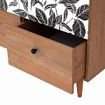 Шкаф с принтом Leaf bouquet варинант исполнения - 3 | Loft Concept в Брянске