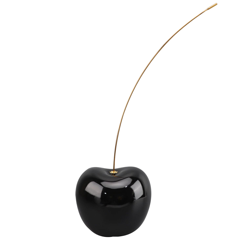 Декоративная статуэтка вишня Cherry Black Statuette Черный Золотой Декоративная статуэтка вишня Cherry Black Statuette Черный Золотой в Брянске | Loft Concept