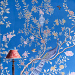 Обои ручная роспись Houghton Canton Blue варинант исполнения - 6 | Loft Concept в Брянске