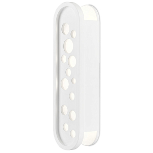 Бра белое овальной формы White Holes