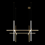 Люстра с 6-ю цилиндрическими плафонами на тонких тросах Trumpet tube варинант исполнения - 7 | Loft Concept в Брянске